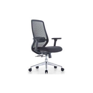 Lux Medium back chair Black