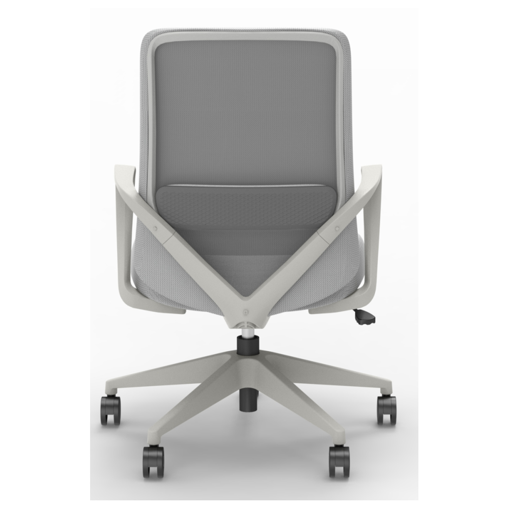 Nawras Mid Back Chair Grey - Image 2