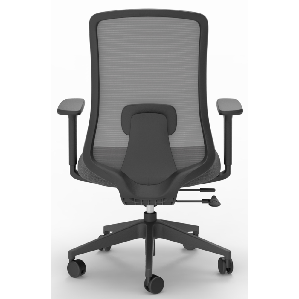 Raha Mid Back Chair Grey - Image 2