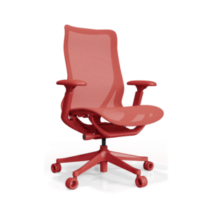 Safha Medium Back Chair Red