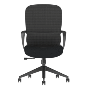 Wisal Medium back chair Black