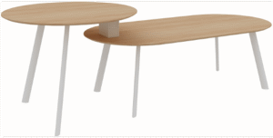 Atlas Meeting Table Two Circular