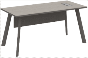 Atlas Straight Manager Table Grey