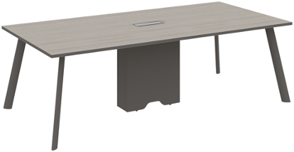 Atlas Meeting Table Grey - Image 2