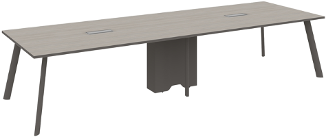 Atlas Meeting Table Grey Wide - Image 2