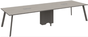 Atlas Meeting Table Grey Wide