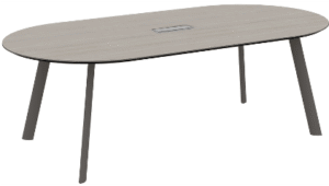 Atlas Meeting Table Grey Round