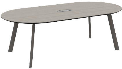 Atlas Meeting Table Grey Round