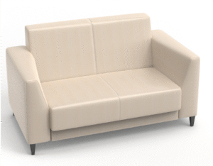 Qimma 2 Seater Sofa White