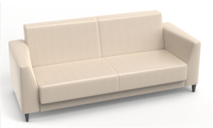 Qimma 3 Seater Sofa White