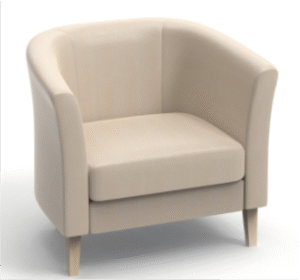 Nour Single Seater Sofa White