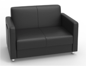Najm 2 Seater Sofa Black
