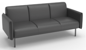 Sahl 3 Seater Sofa Black