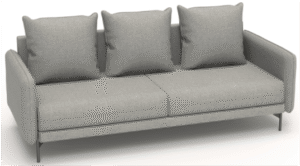 Sabit 3 Seater Sofa Grey