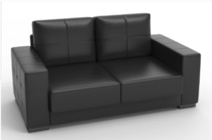 Laith 2 Seater Sofa Black