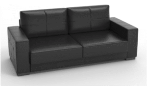 Laith 3 Seater Sofa Black