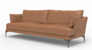 Taqaddum 3 Seater Sofa Brown
