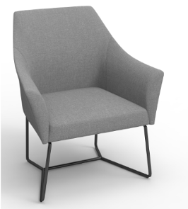 Bahw Armchair Square base F1