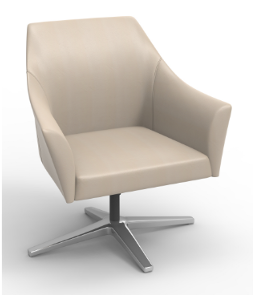 Bahw Armchair White star base