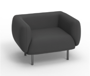 Midan Single Seater Sofa Black