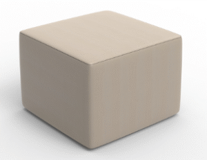 Square Stool White