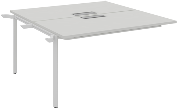 Agile 2 Person Extension Workstation - Image 2