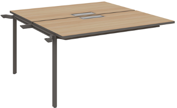 Agile 2 Person Extension Workstation - Image 4